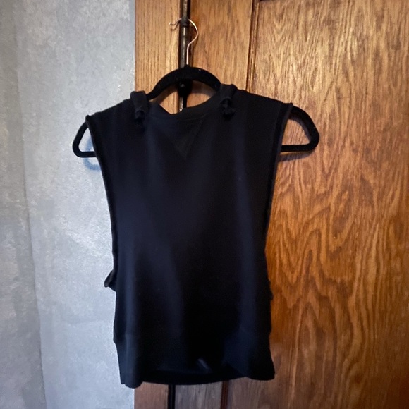 Freepeople movement black sleeveless hoodie SZ S - Picture 6 of 12